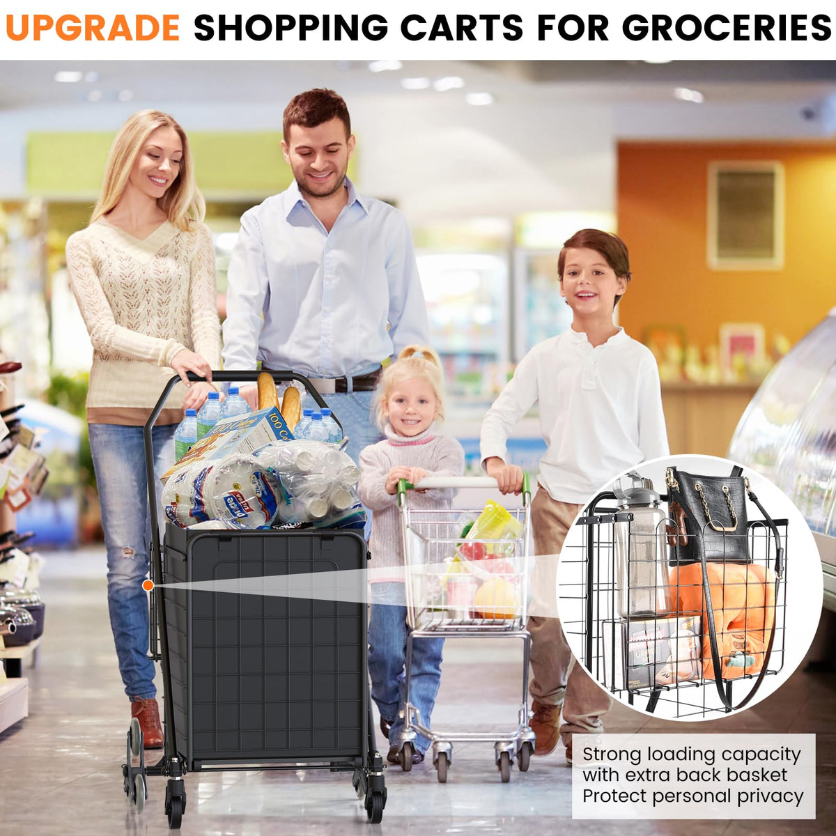 Stair Climbing Shopping Cart Y103626