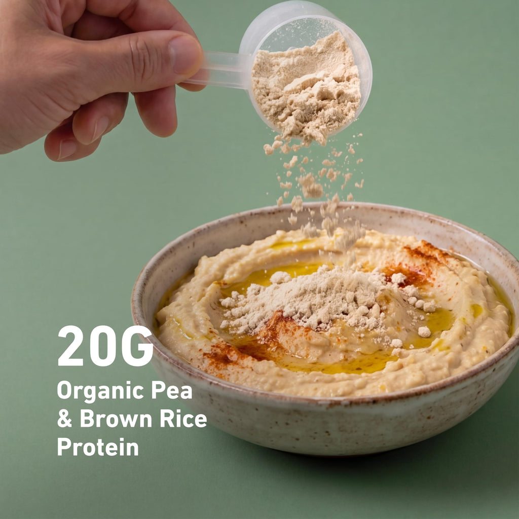Plant-Based Protein Powder 20g Pea and Rice Protein Unflavored 20 Servings J114641