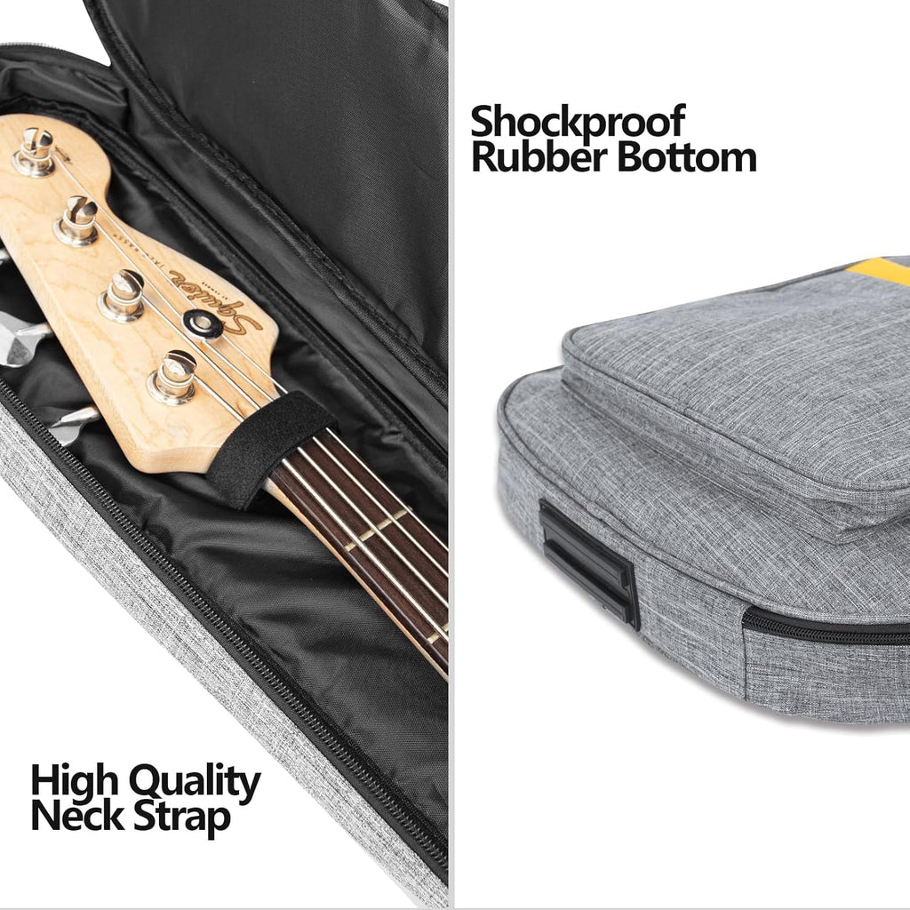 0.4 Inch Waterproof Bass Guitar Case X3421