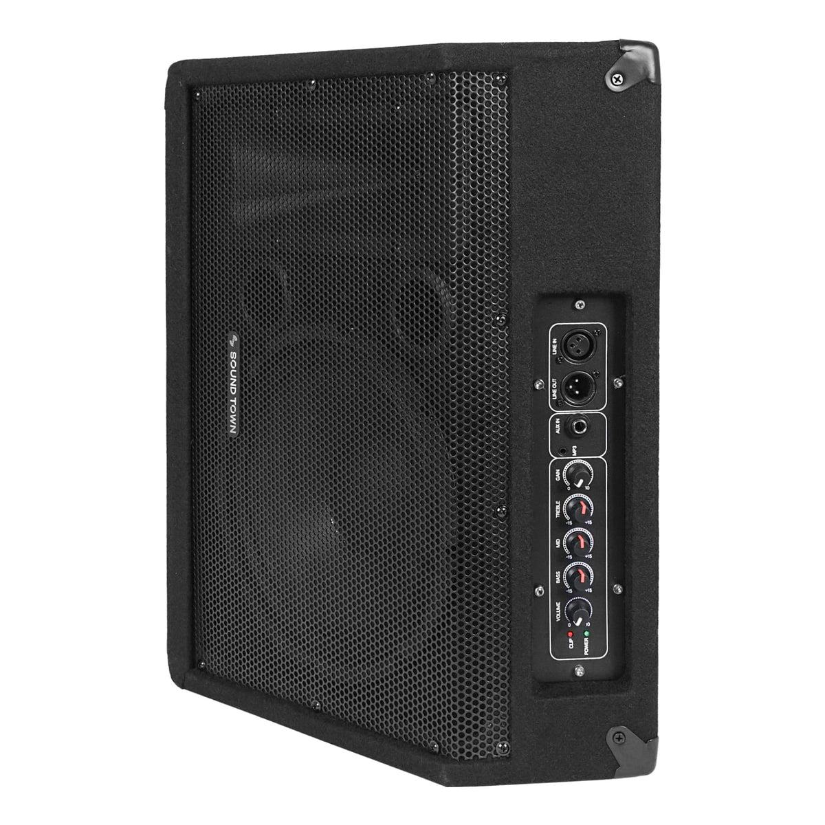 2-Pack Powered PA Speakers 10” 300W I324