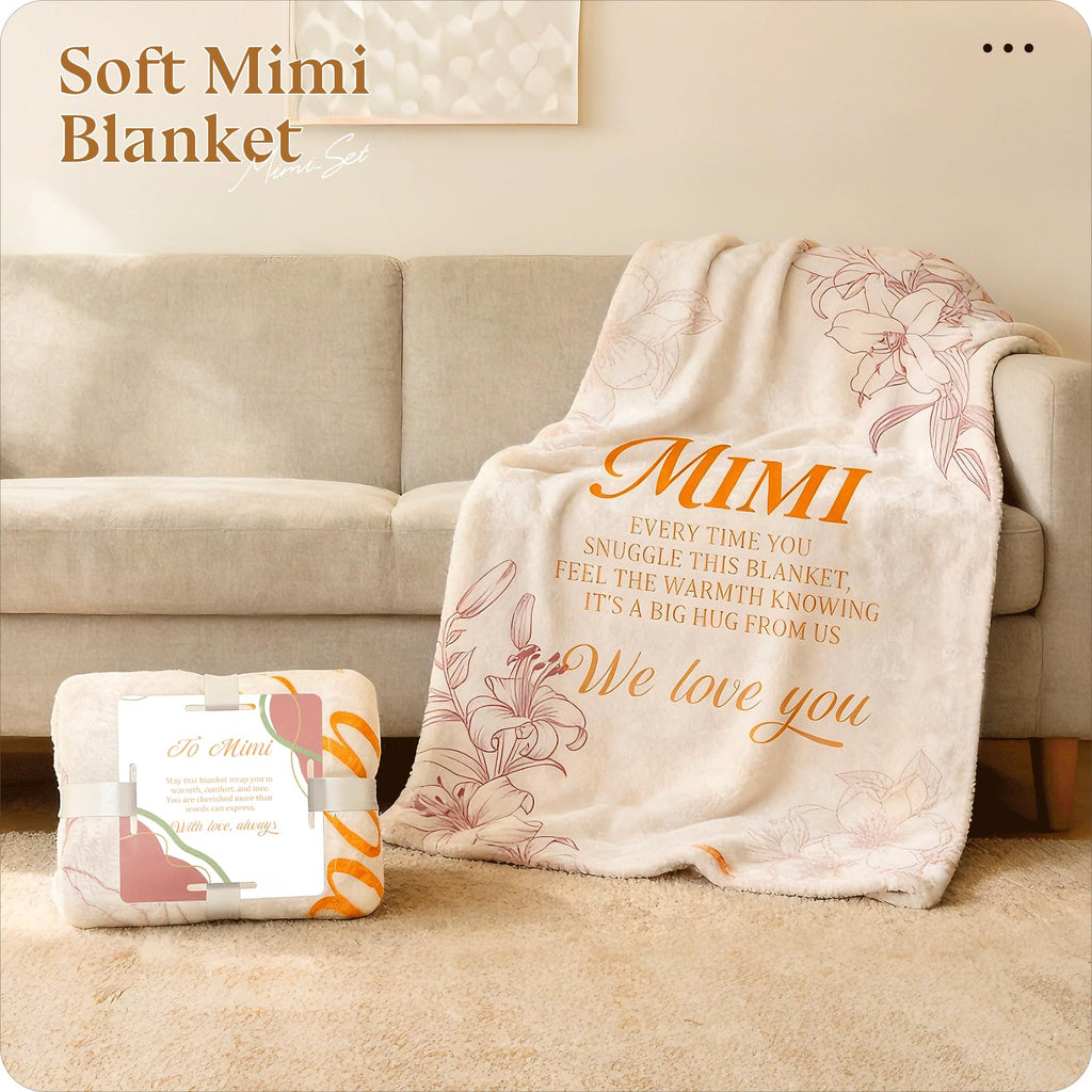 Grandma Gift Set with Blanket and Glass Cup O2105