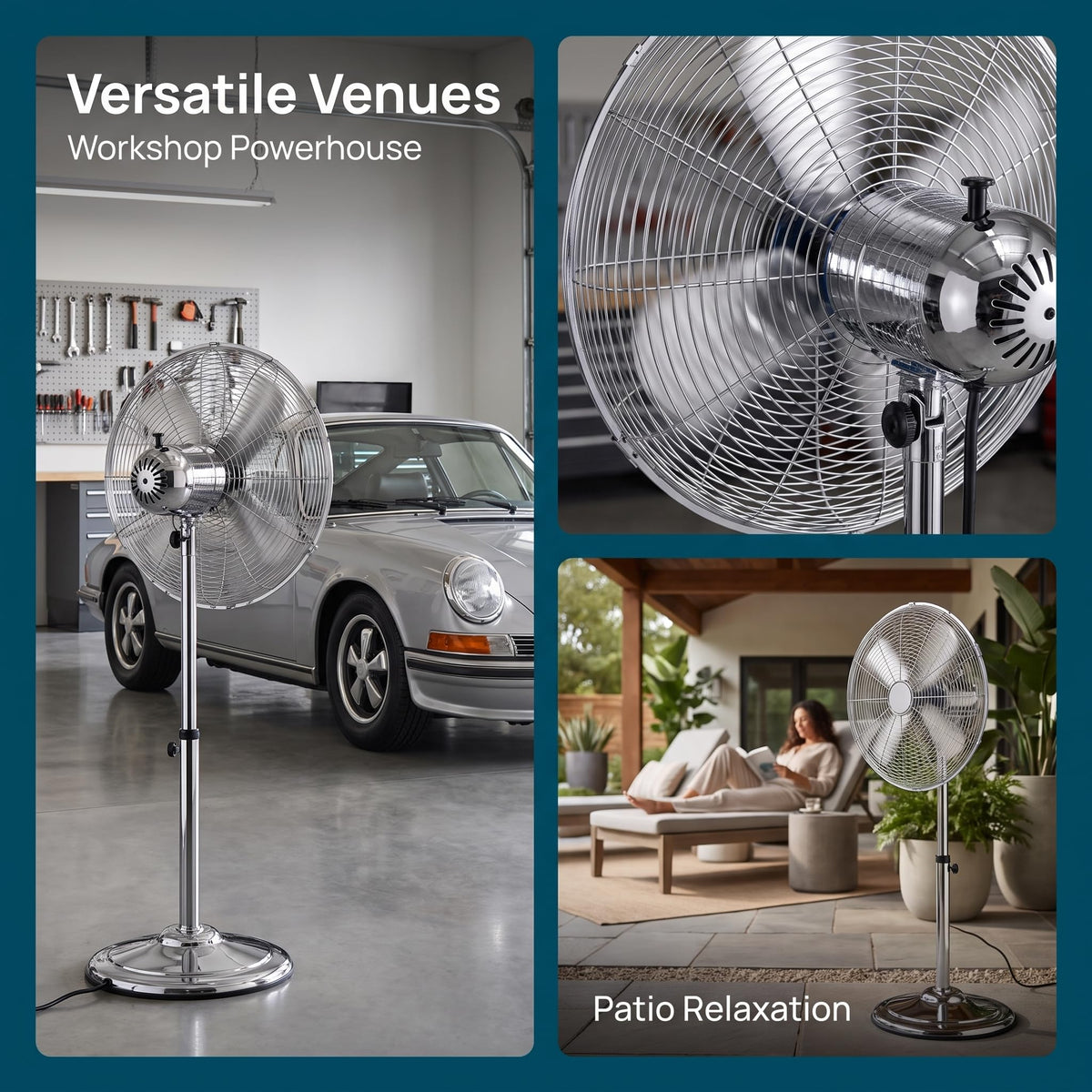 16 Inch Oscillating Pedestal Fan X56100