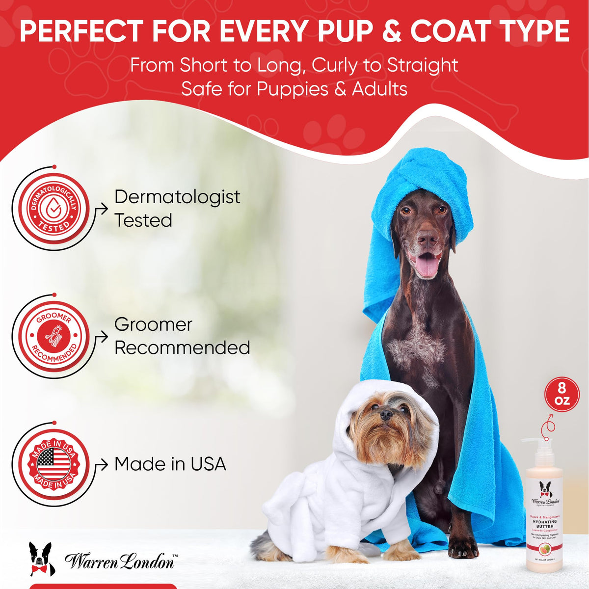 Hydrating Leave in Dog Conditioner 8oz Z20585