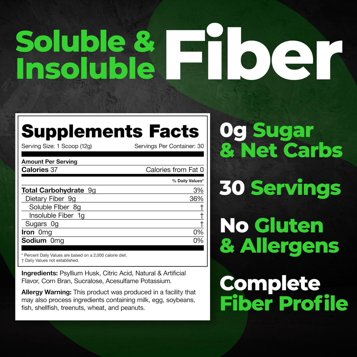 Fiber Supplement Drink, Mango, 30 Servings U30107