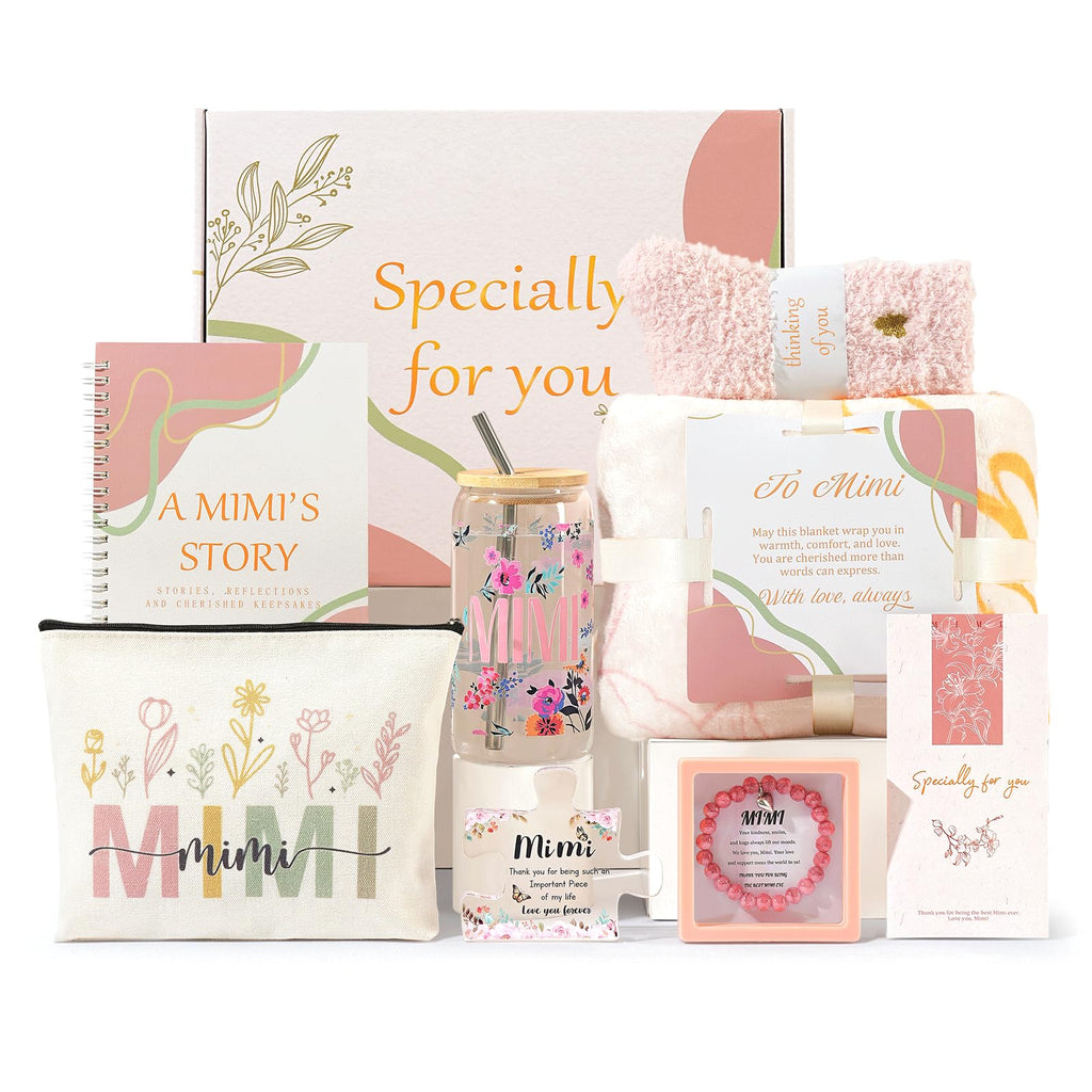 Grandma Gift Set with Blanket and Glass Cup O2105