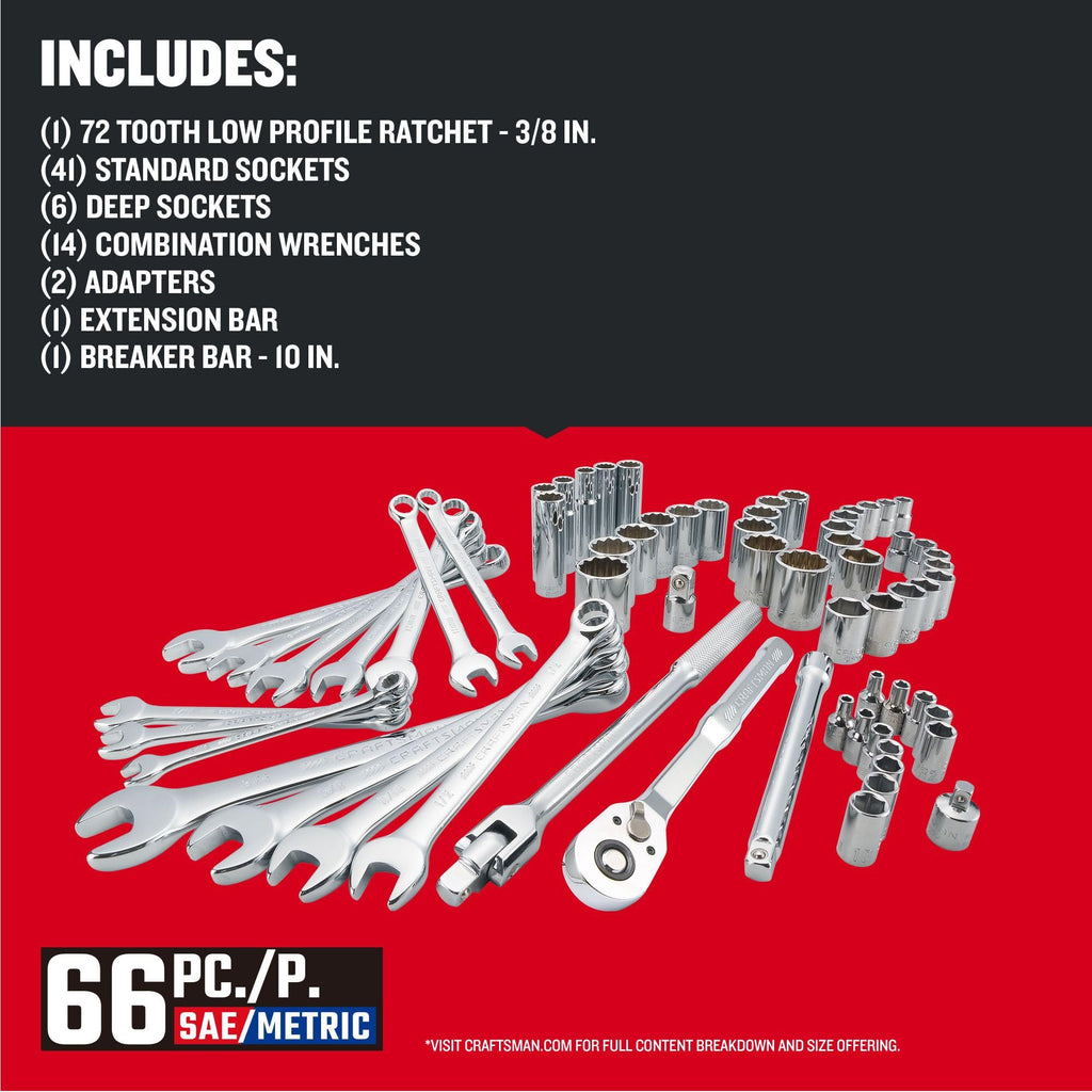 66 Piece Mechanics Tool Set P590