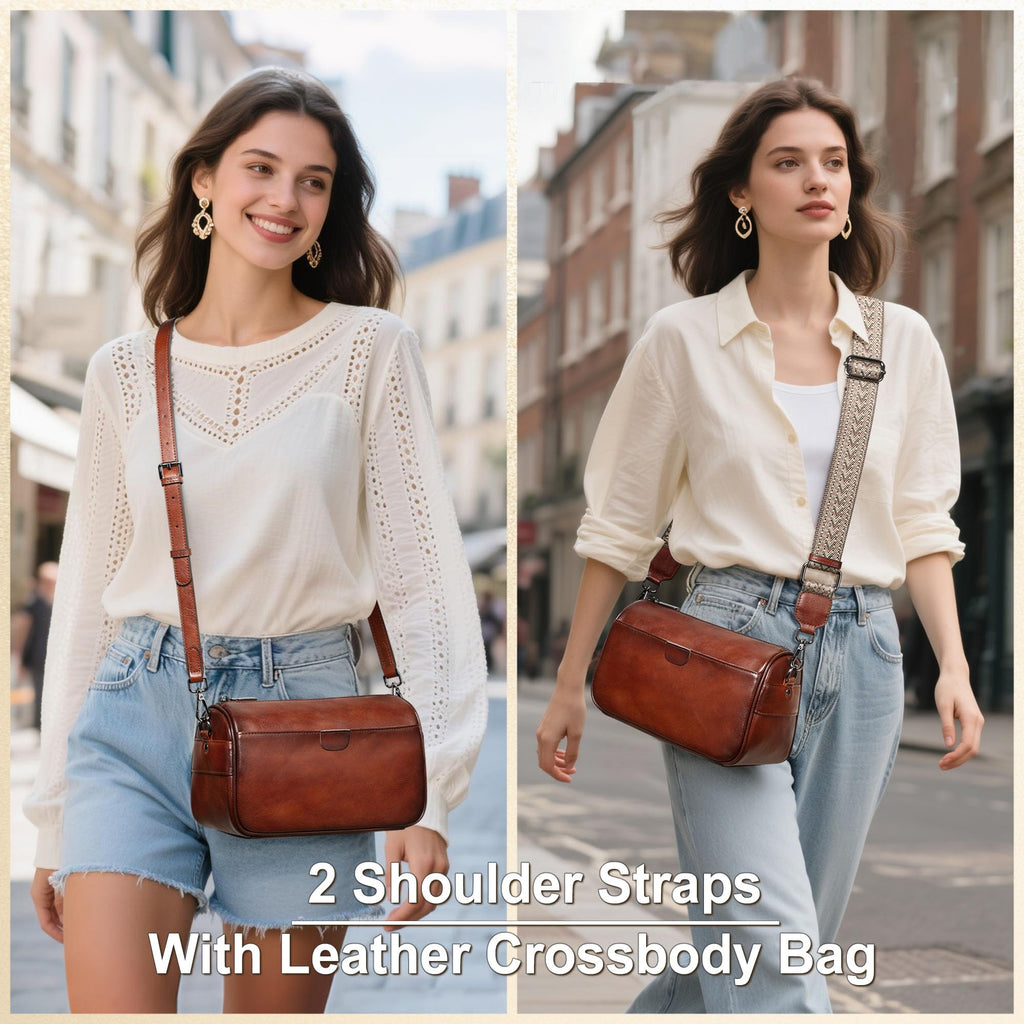 Leather Crossbody Bag P1590