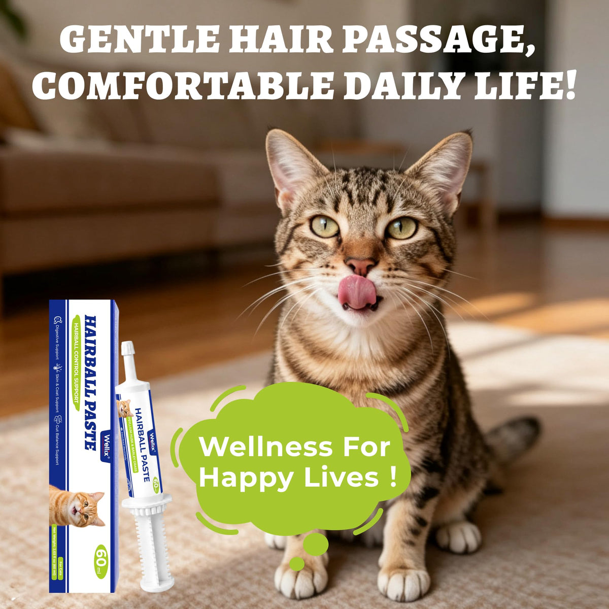 Cat Hairball Remedy Gel 60ml J427