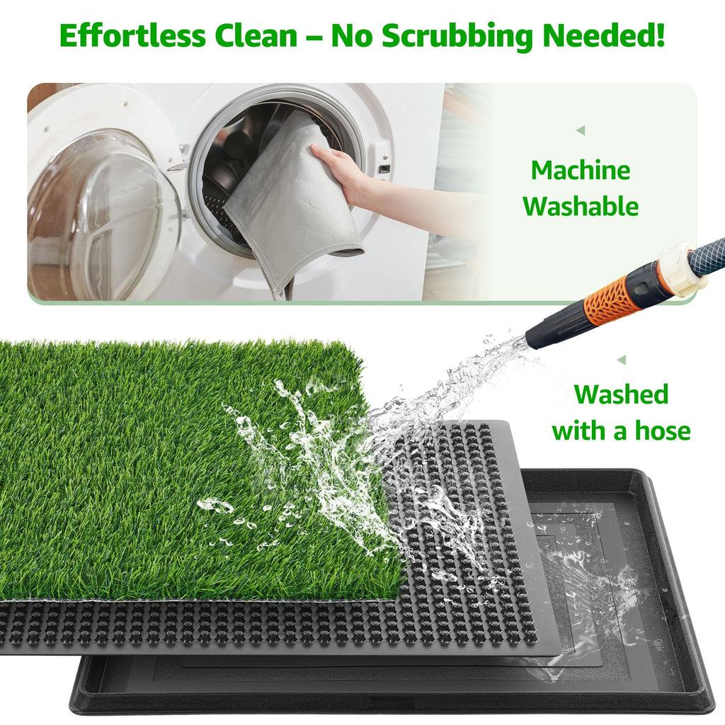 Portable Dog Grass Pad with Tray F6344