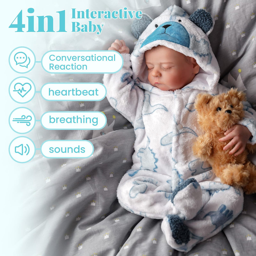 20 Inch 4-in-1 Interactive Baby Doll B970773