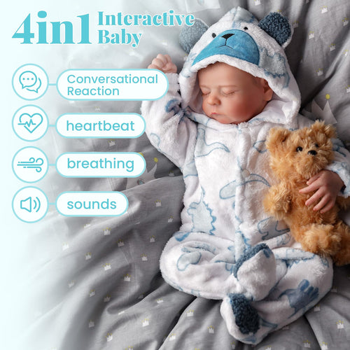 20 Inch 4-in-1 Interactive Baby Doll B970773