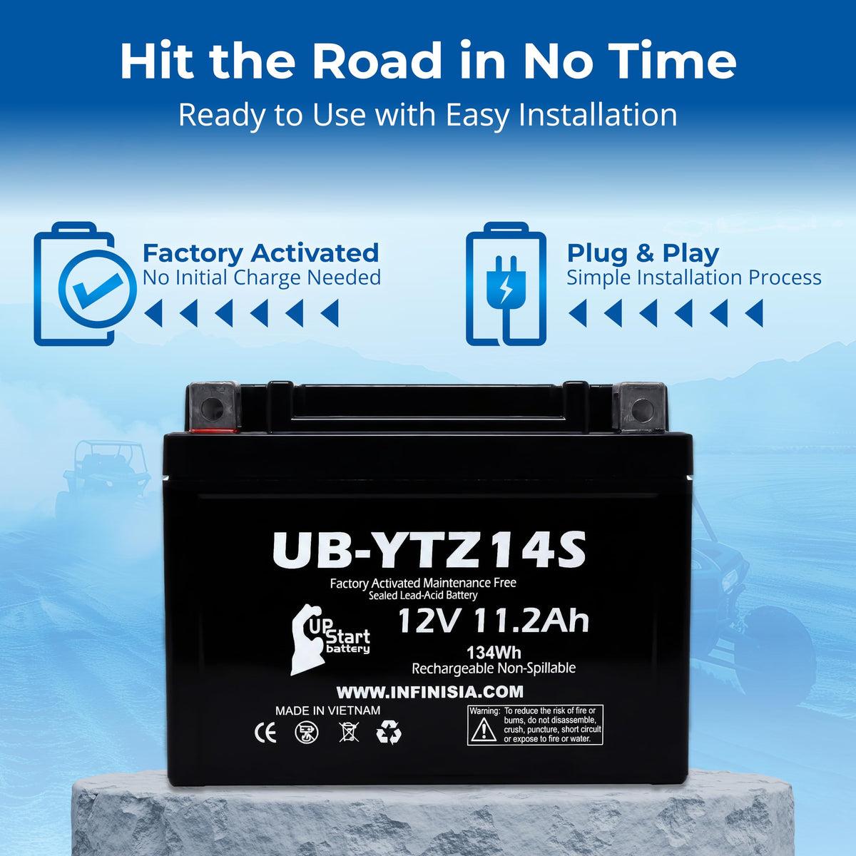 12V 11.2Ah Battery W141626