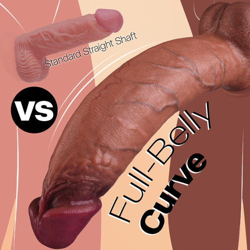 12 Inch Realistic Silicone Dildo S683