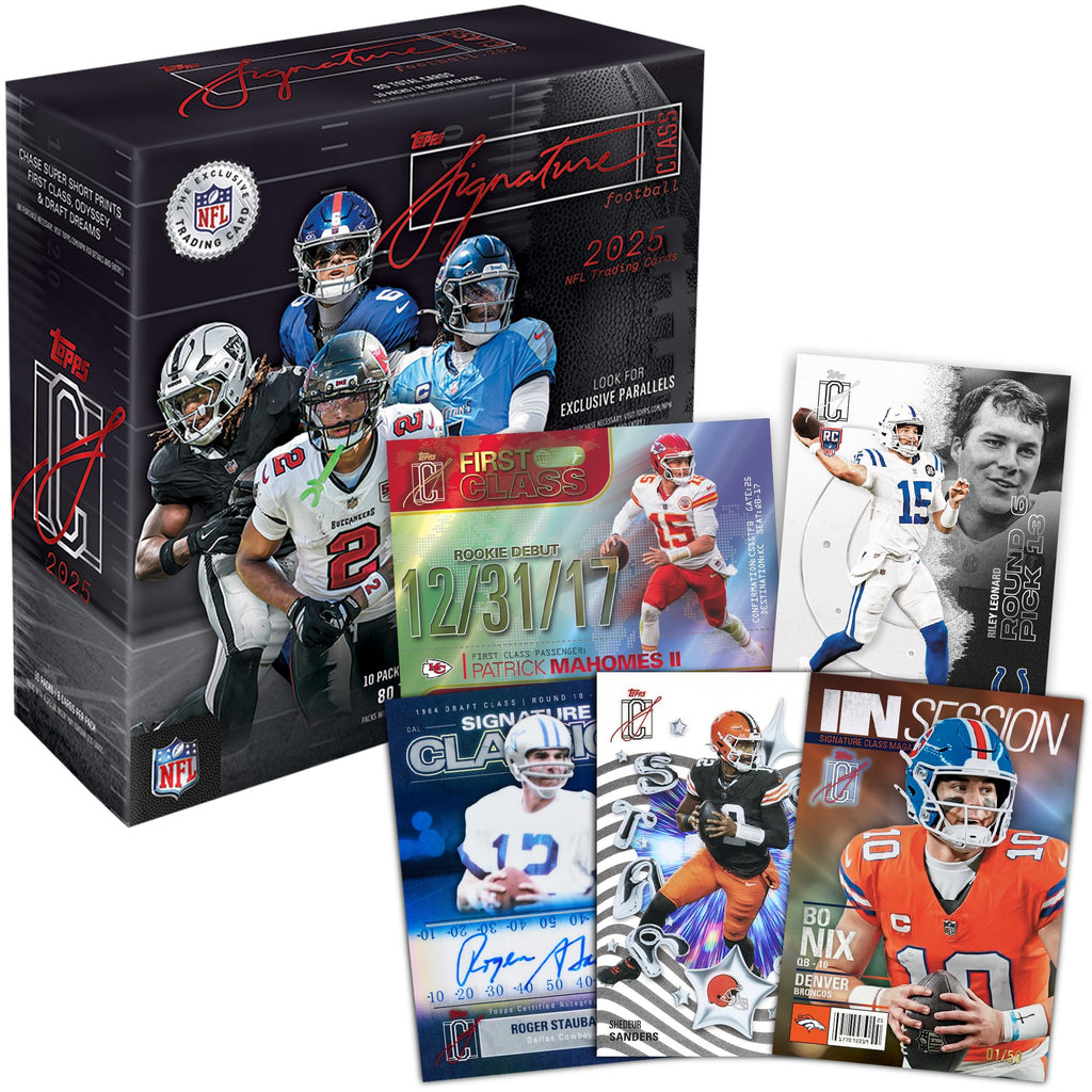 2025 NFL Signature Class Football Mega Box A601