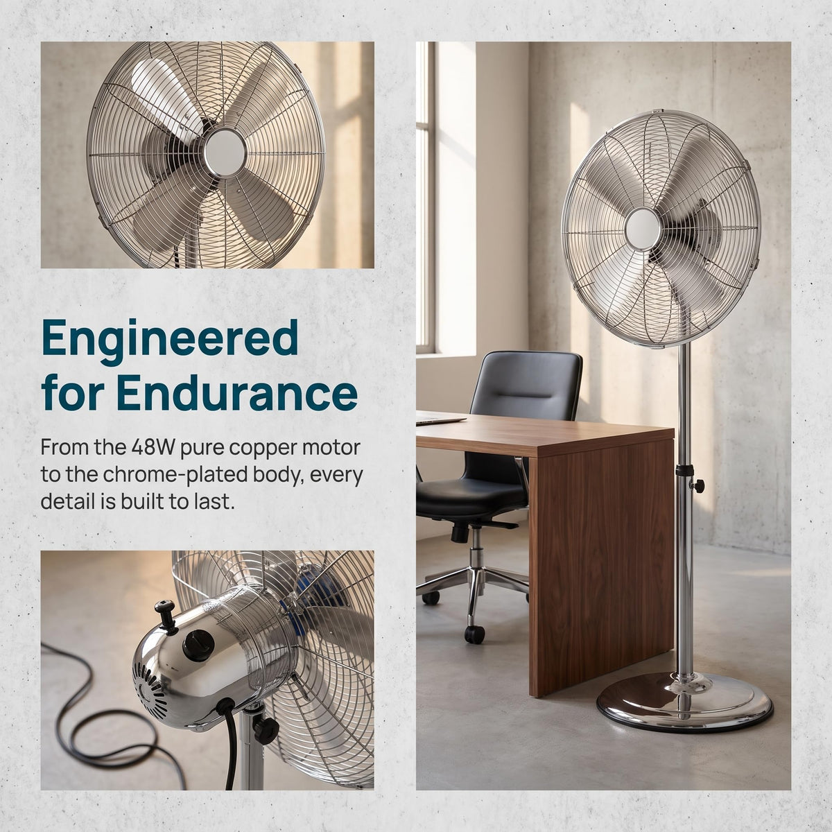 16 Inch Oscillating Pedestal Fan X56100
