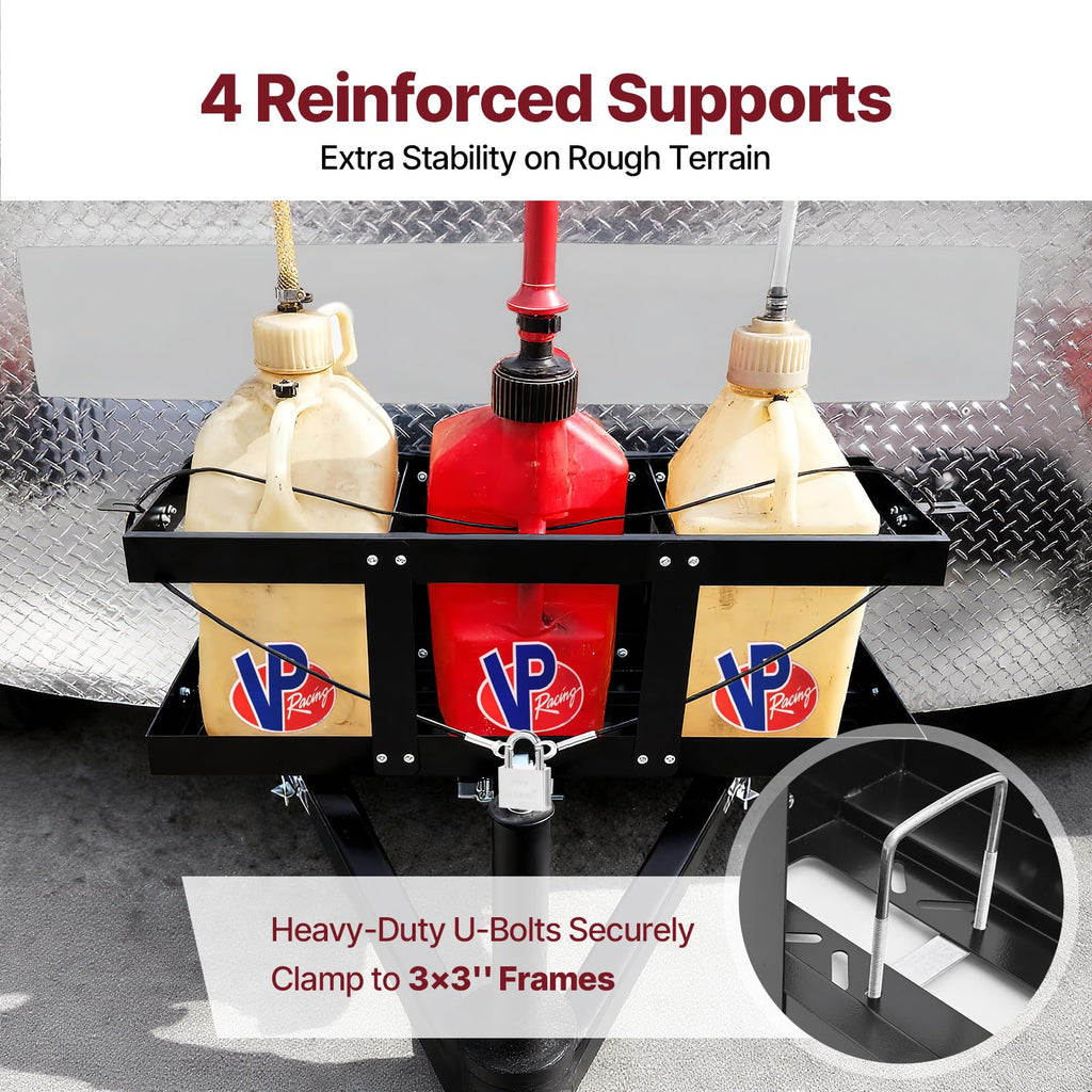 Heavy-Duty Fuel Jug Holder for 5 Gallon Gas Cans X86000