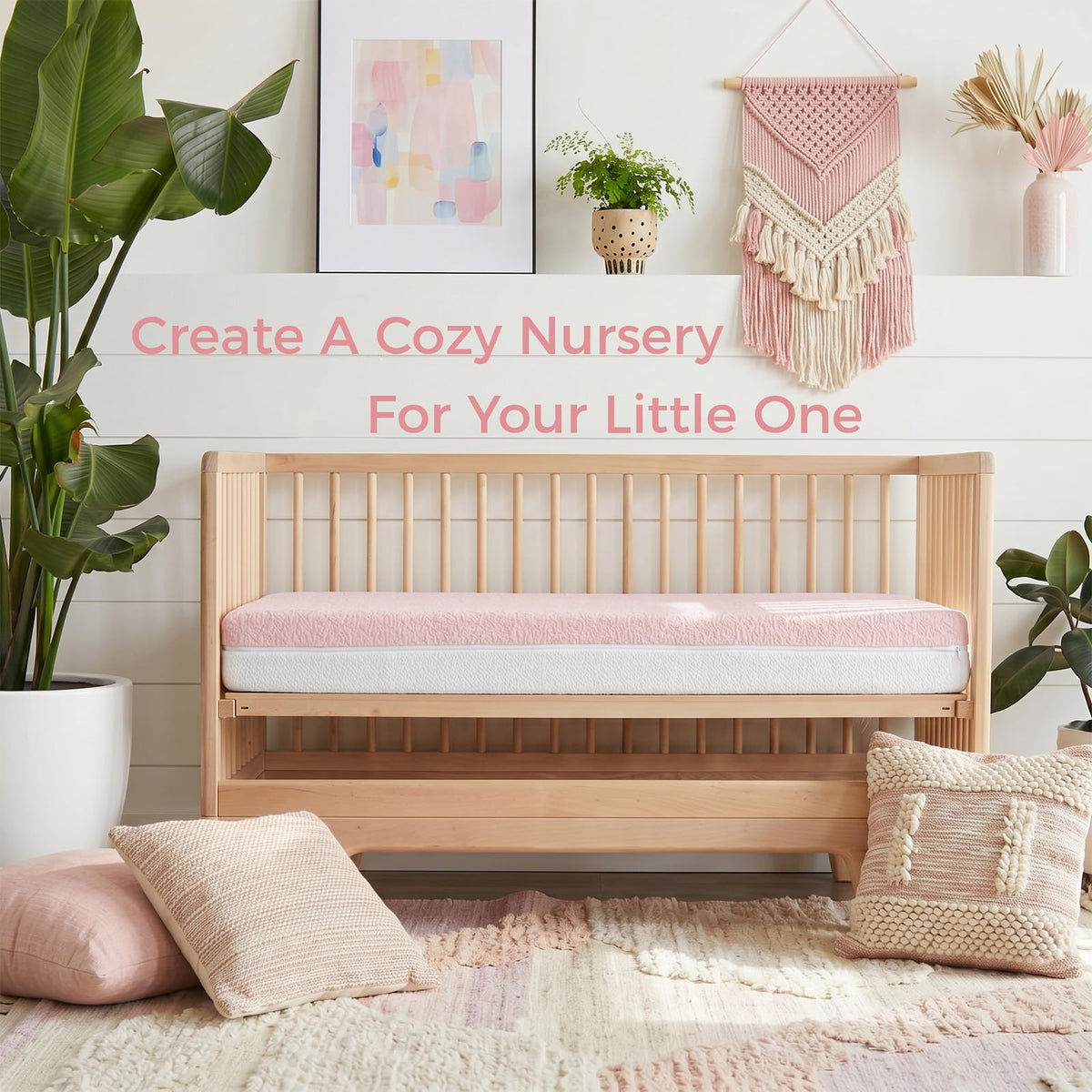 Dual Sided Gel Memory Foam Crib and Toddler Mattress V449600