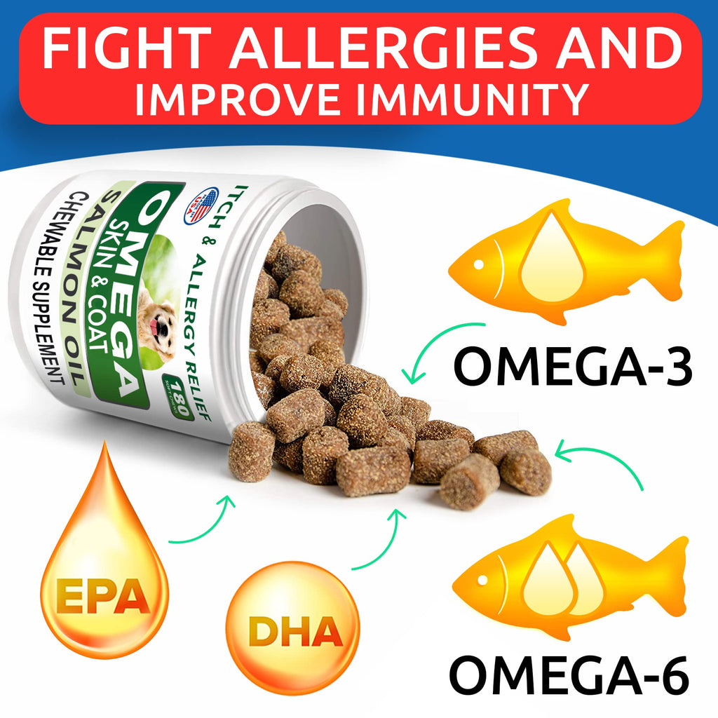 Dog Probiotics Chews + Omega 3 Bundle L3173