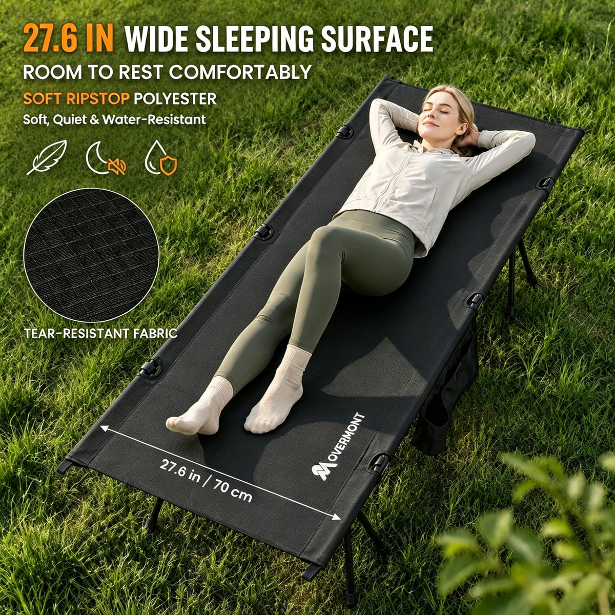 Portable Camping Cot for Adults I32711