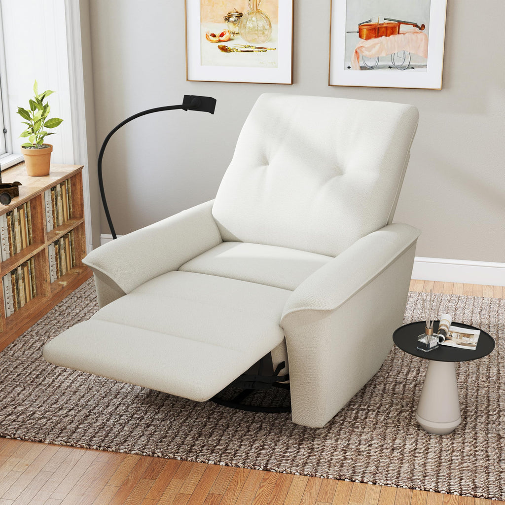 Power Swivel Rocker Recliner Chair with Phone Holder and USB Ports L2103