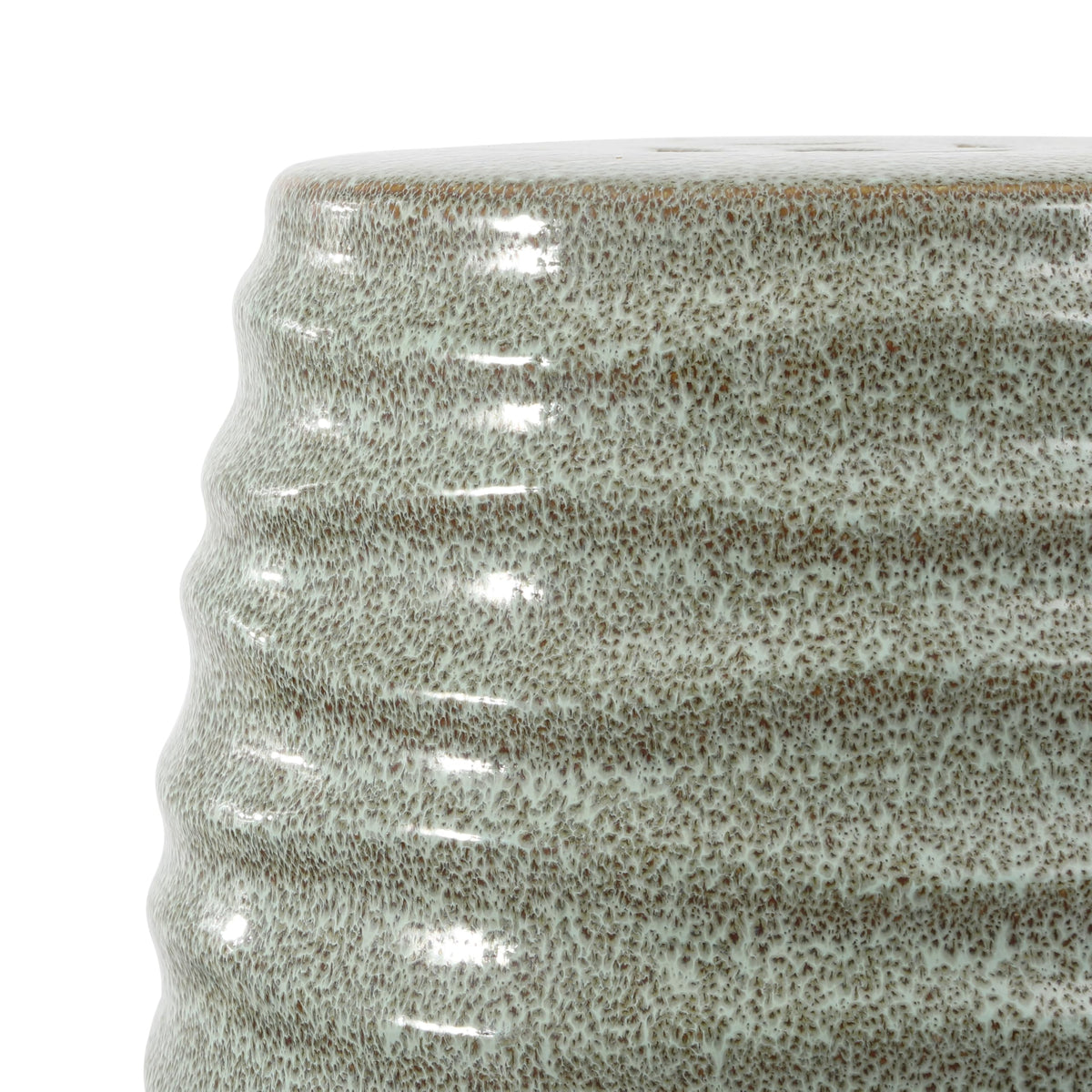 Blue Ceramic Garden Stool S2109