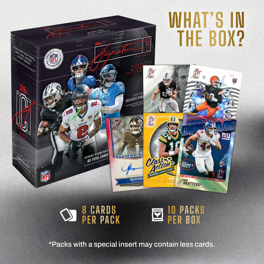 2025 NFL Signature Class Football Mega Box A601