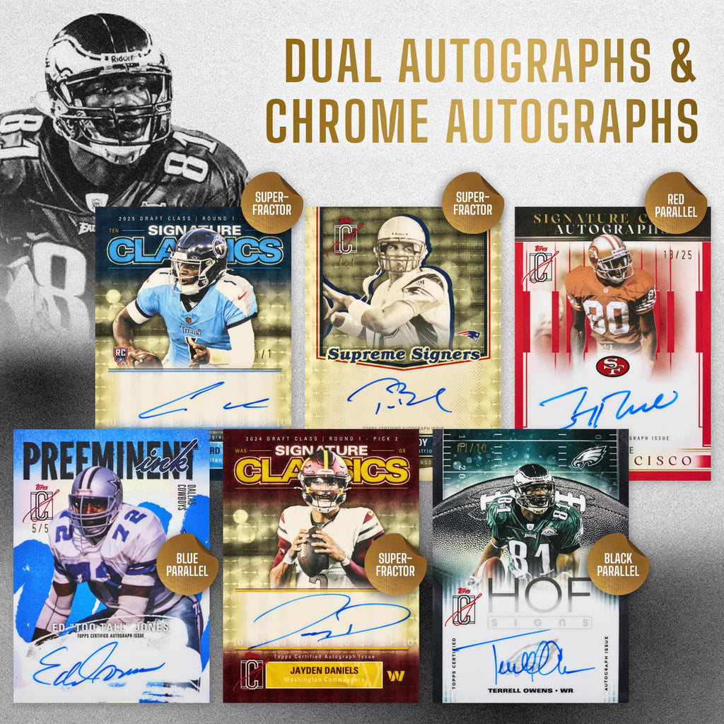 2025 NFL Signature Class Football Mega Box A601