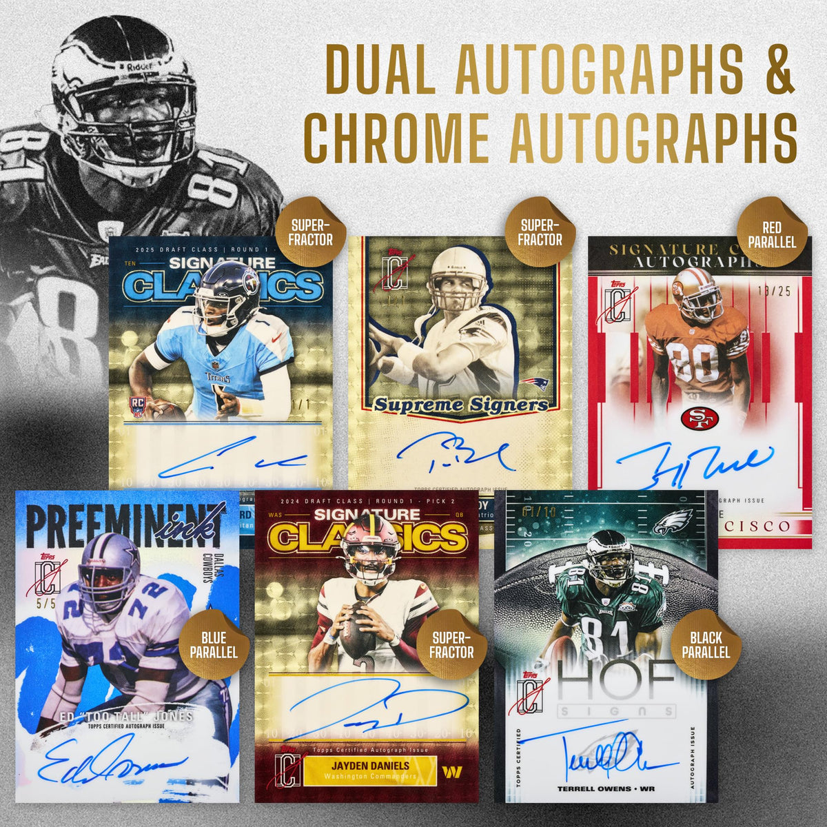 2025 NFL Signature Class Football Mega Box A601
