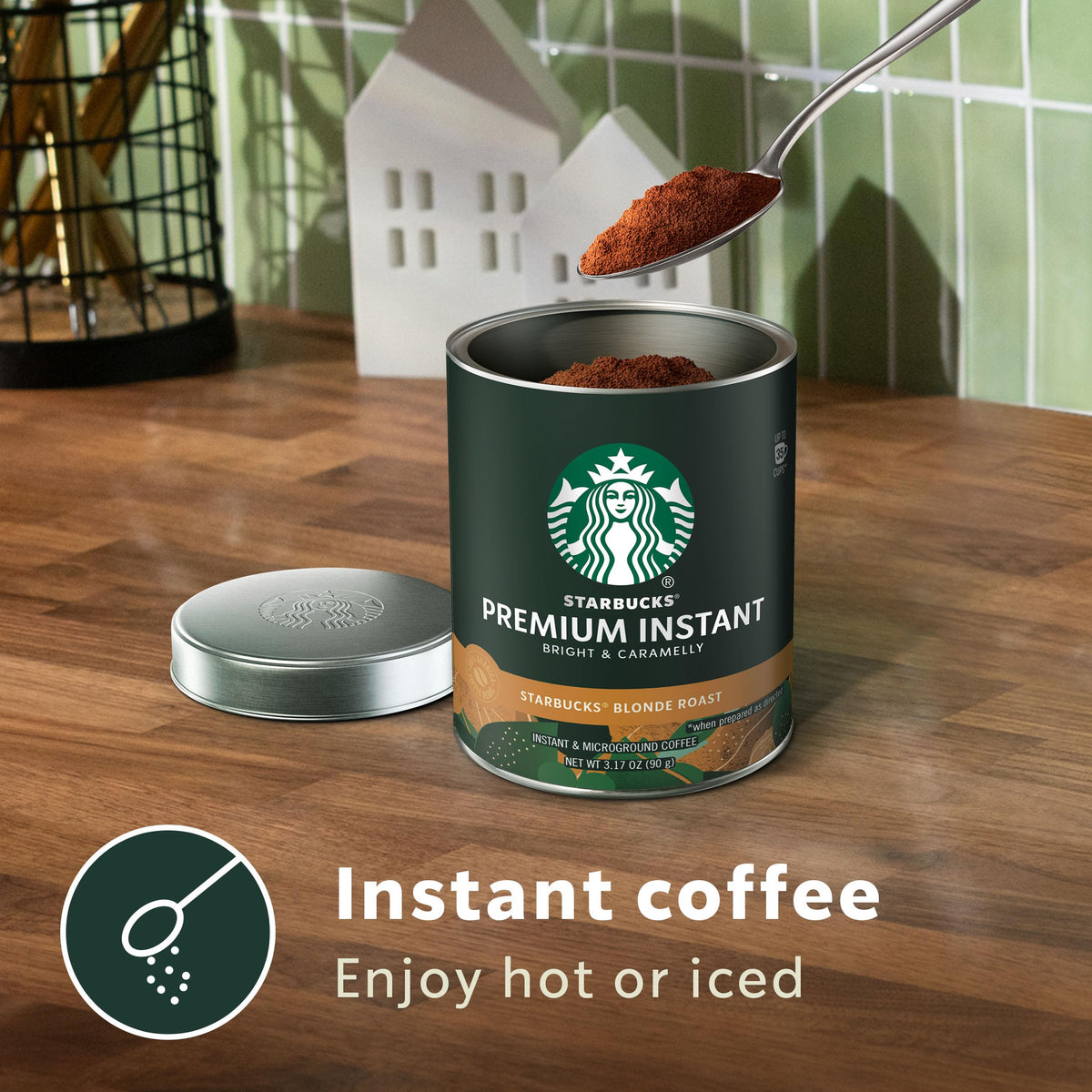 Instant Coffee Blonde Roast 3 Tins 3.17 oz N45001