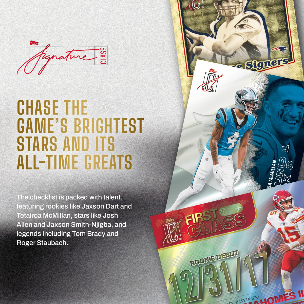 2025 NFL Signature Class Football Mega Box A601